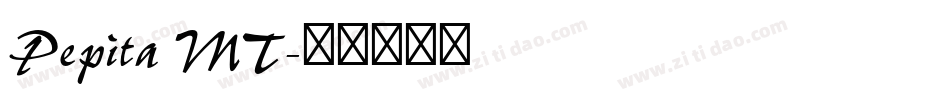 Pepita MT字体转换